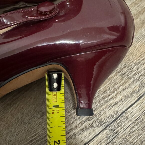 Repetto | Burgundy Mini Heel Mary Janes - Size EU 38 - Picture 10 of 16